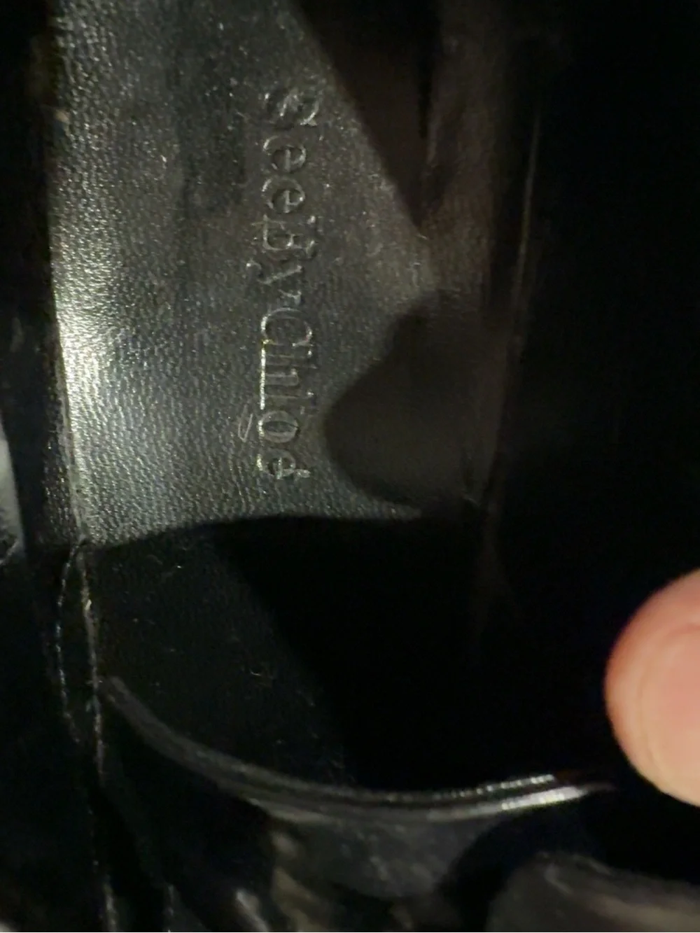 See by Chloe Black Leather Lace Up Women’s Oxford size 38